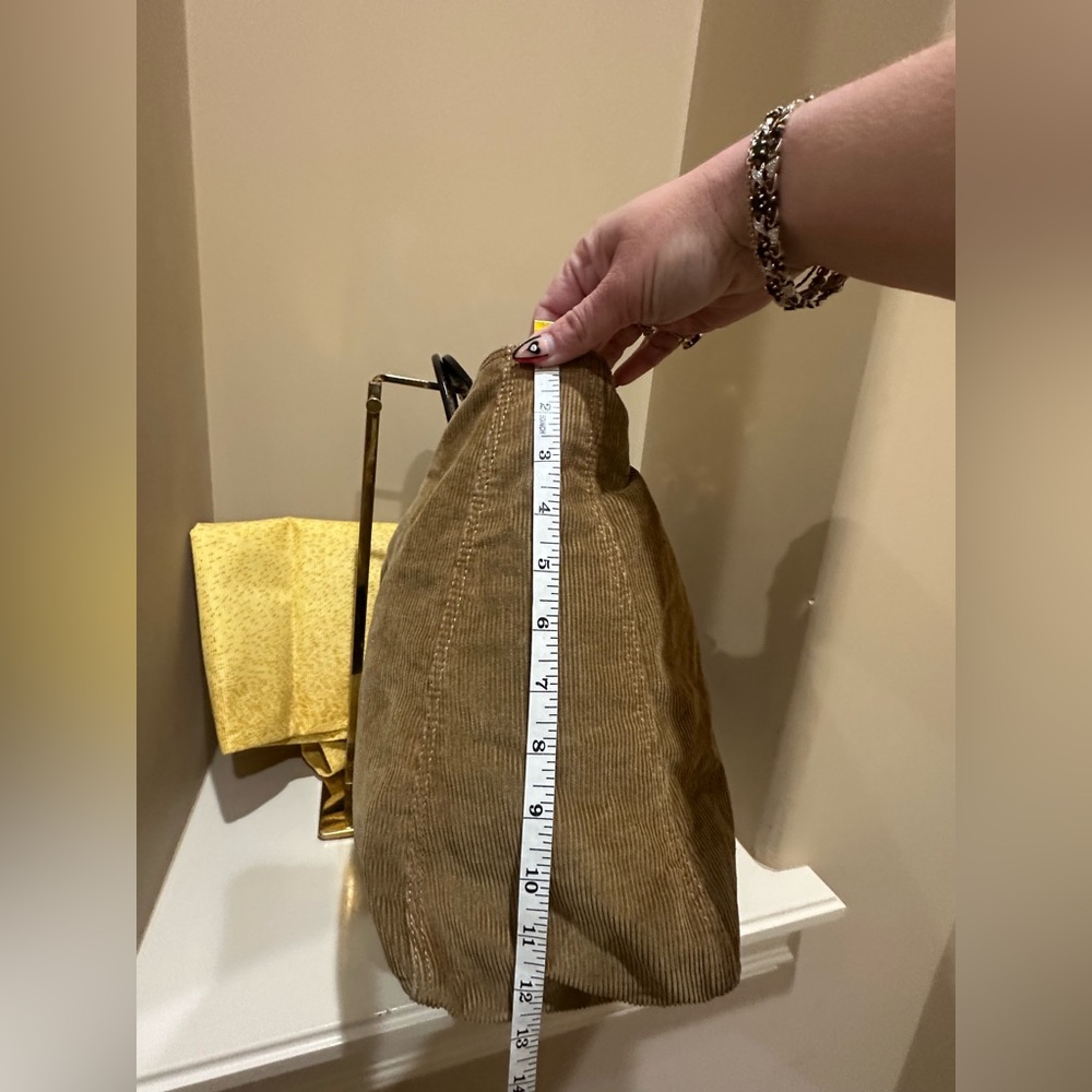 Fendi Brown Corduroy Bag - Picture 10 of 13